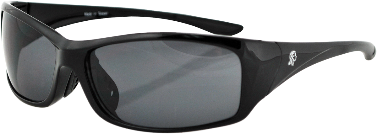 ZAN HEADGEAR South Dakota Sunglasses - Shiny Black - Smoke EZSD01