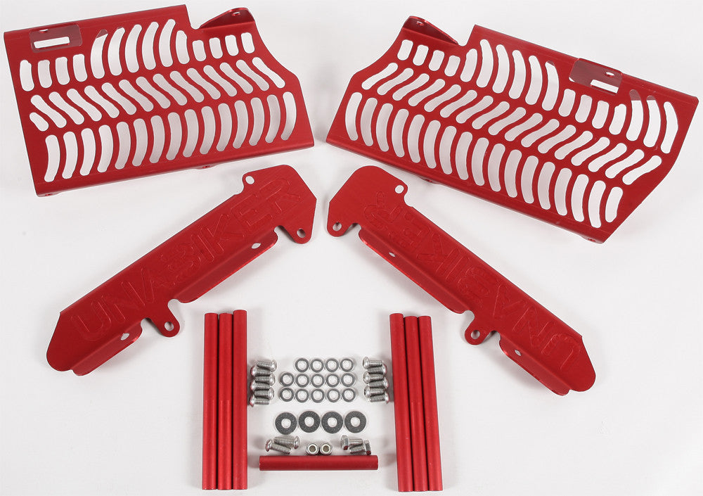 UNABIKER Radiator Guard (Red) HF250R6-R