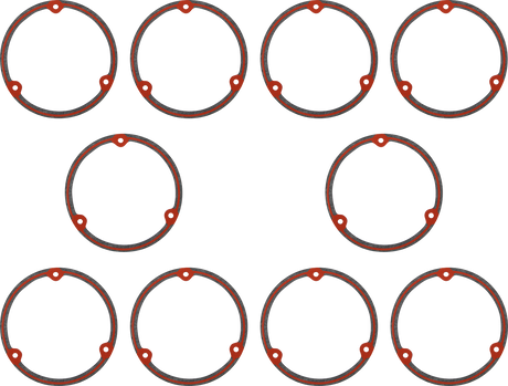 JAMES GASKET Derby Cover Gasket Silicon - Big Twin JGI-25416-70-X