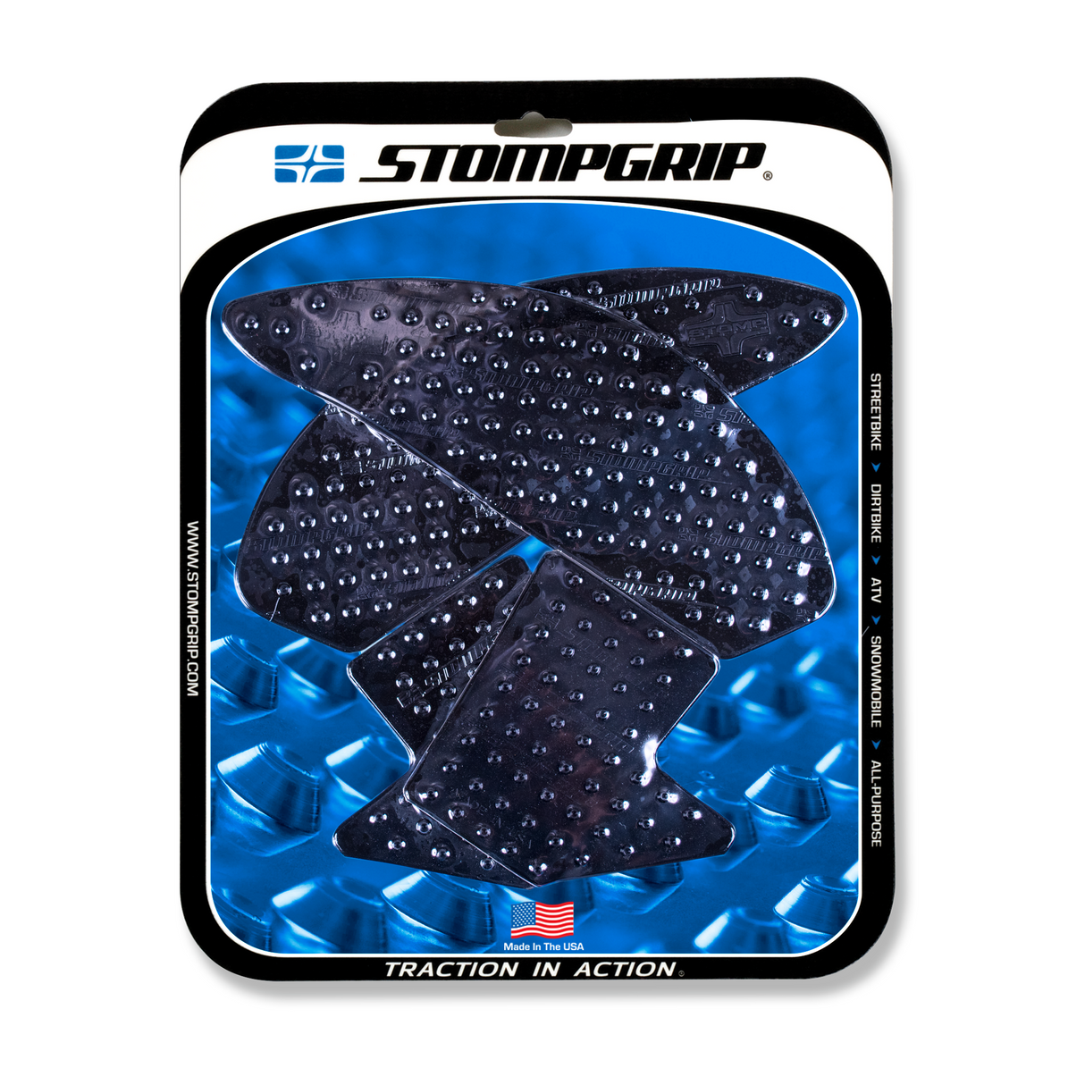 STOMPGRIP Tank Pad Kit Volcano Black 55-10-0138B
