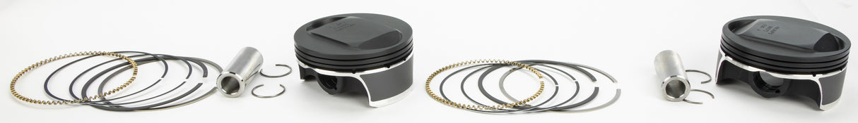 WISECO Black Edition Piston Kit Tc 103 Cid 10.5:1 Cooled K2794
