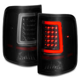 ANZO 2004-2006 Ford F-150 LED Tail Lights w/ Light Bar Black Housing Smoke Lens 311343