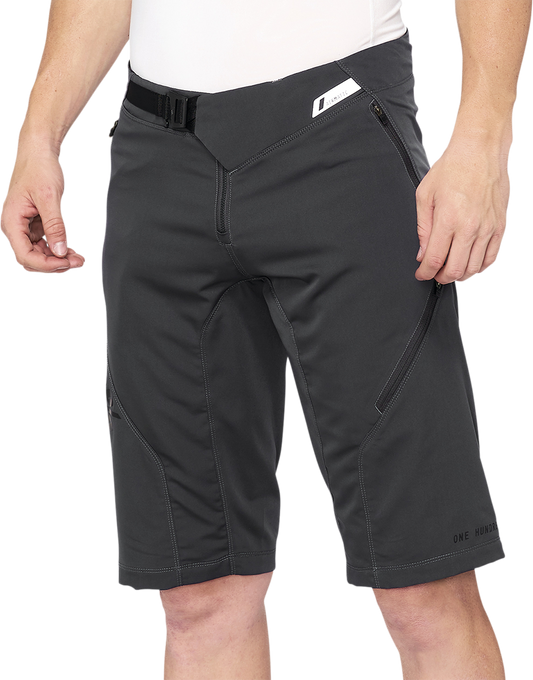 100% Airmatic Shorts - Charcoal - US 36 40021-00018