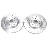 Power Stop 06-13 Audi A3 Front Evolution Drilled & Slotted Rotors - Pair EBR898XPR
