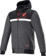 IN STOCK ALPINESTARS Honda Chrome Street Hoodie - Black/Gray/Red - Small 4201323-1908-S