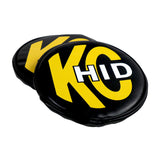 KC HiLiTES 8in. Round Soft Cover HID (Pair) - Black w/Yellow Brushed KC Logo 5818