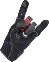 BILTWELL Bridgeport Gloves - Red - Large 1509-0801-304