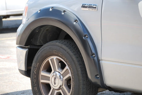 Lund 04-08 Ford F-150 RX-Rivet Style Textured Elite Series Fender Flares - Black (4 Pc.) RX310T