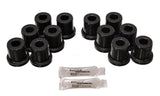 Energy Suspension 81-89 Toyota FJ40/FJ60 Landcruiser 2/4WD Blk Front & Rear Leaf Spring Bushing Set 8.2106G