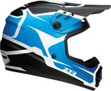 Z1R Youth Rise Helmet - Flame - Blue - Small 0111-1448