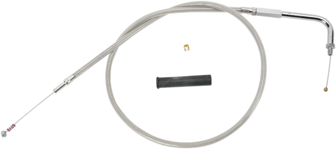 DRAG SPECIALTIES Idle Cable - 44" - Braided 5341104B