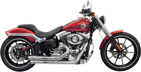 BASSANI XHAUST Pro Street Exhaust - Chrome 1S33D