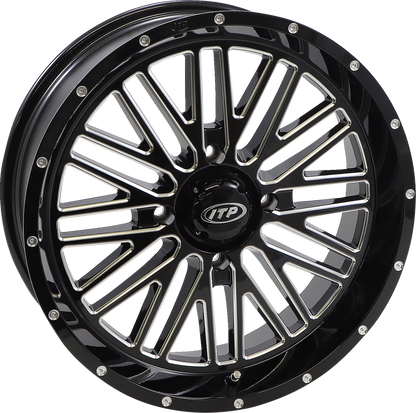 ITP Wheel - Momentum - Front/Rear - Black/Milled - 18x6.5 - 4/137 - 4+2.5 (+10 mm) 1822742731B