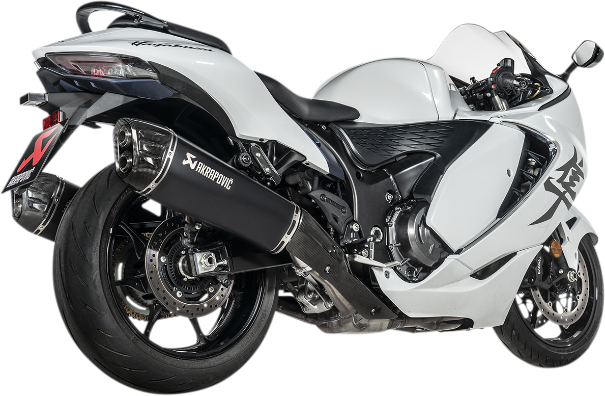 Silenciadores Akrapovic slip-on series - titanio/fibra de carbono - negro Hayabusa Busa 2021 -2024 G3 S-S13SO4-HRAATBL 1811-4158