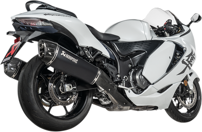 Silenciadores Akrapovic slip-on series - titanio/fibra de carbono - negro Hayabusa Busa 2021 -2024 G3 S-S13SO4-HRAATBL 1811-4158