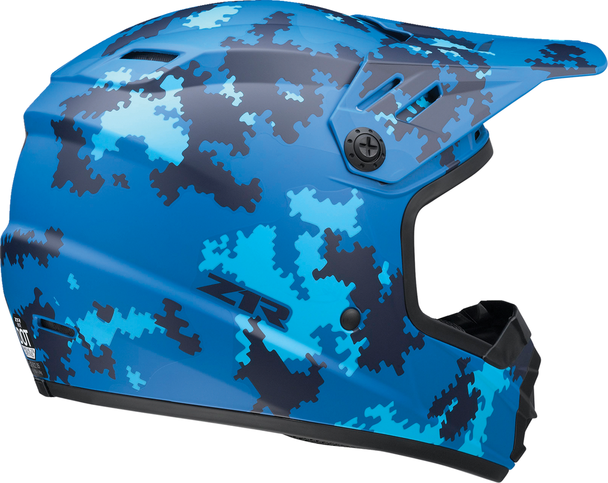 Z1R Youth Rise Helmet - Digi Camo - Blue - Small 0111-1463