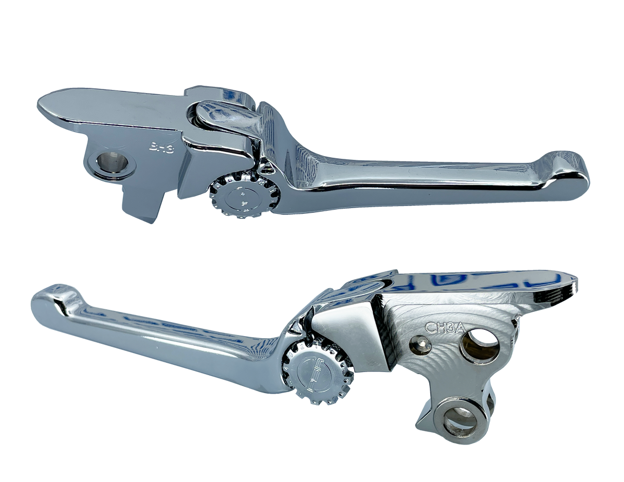 PSR Anthem Lever Set Chrome 21 Flt / Cable Clutch 12-00666-20