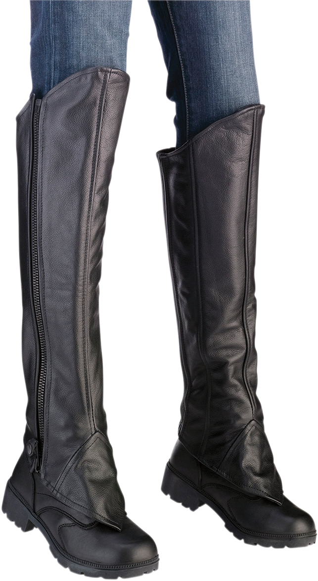 Z1R Women's Half Chaps - Black - XXS/XS 2815-0091