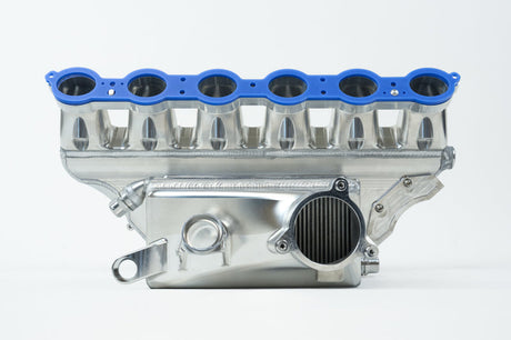 CSF BMW M2/M3/M4 S58 Comp &amp; Non-Comp (G8X) Charge-Air Cooler Manifold - Thermal Dispersion Black 8233B