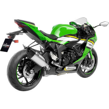 LEOVINCE LV-14 R Slip-On Muffler - Titanium - Kawasaki ZX-6R 15625TU