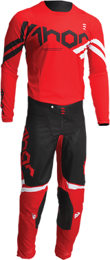 THOR Youth Pulse Cube Pants - Red/White - 24 2903-2070