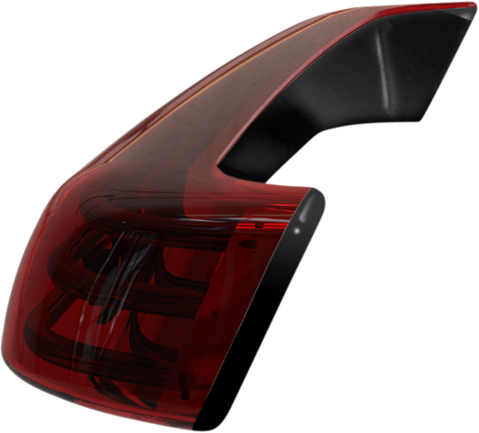 CUSTOM DYNAMICS Saddlebag LED Lights - Sequential - Black/Red PB-SBSEQ-BCM-BR