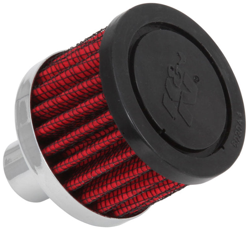 K&N Steel Base Crankcase Vent Filter .75in Vent OD x 2in OD x 1.5in Height 62-1030