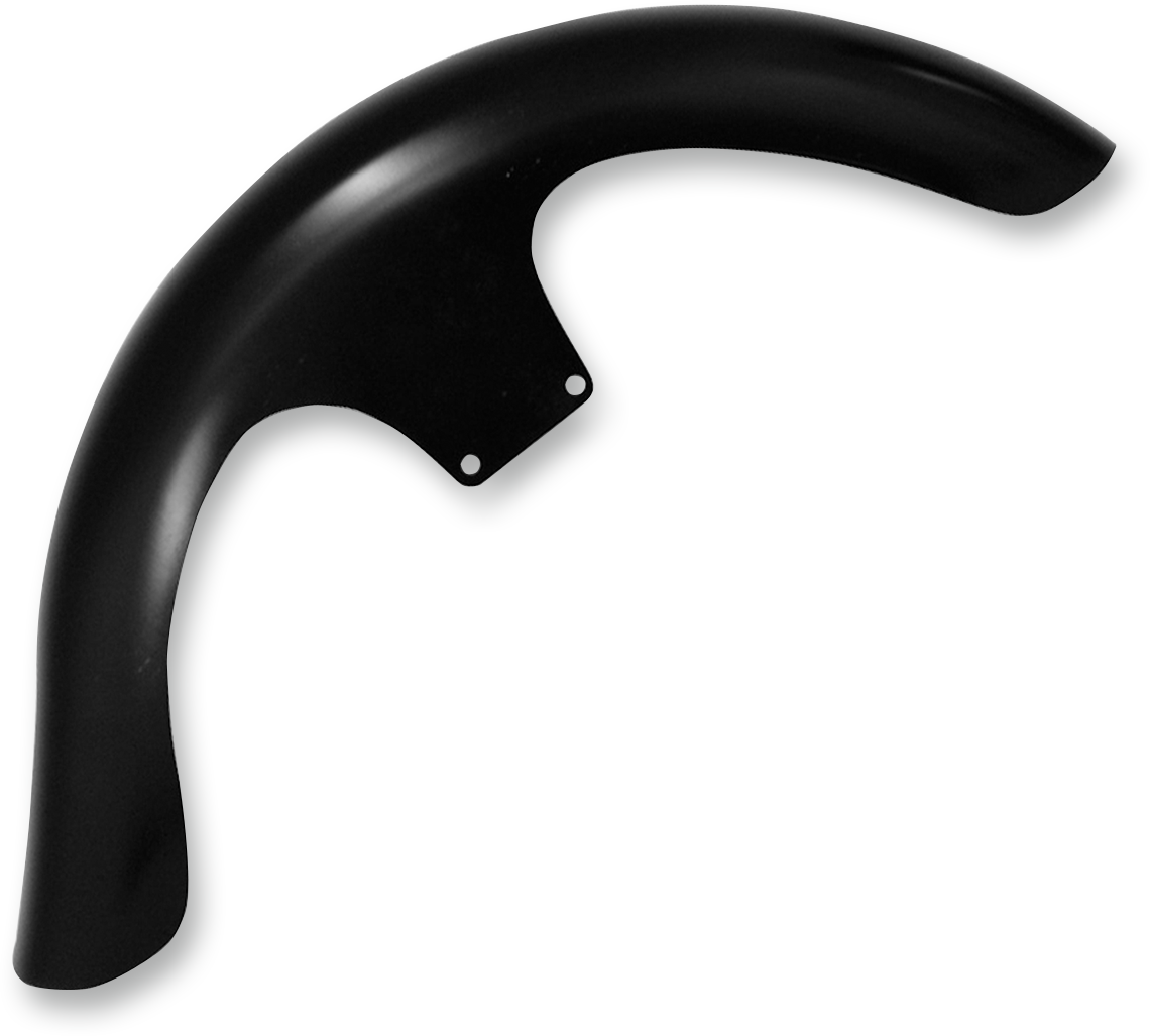 KLOCK WERKS Lil' Wrapper Front Fender Kit - For Raked Frames - Black - Steel - 26" KWF-01-0260-2014