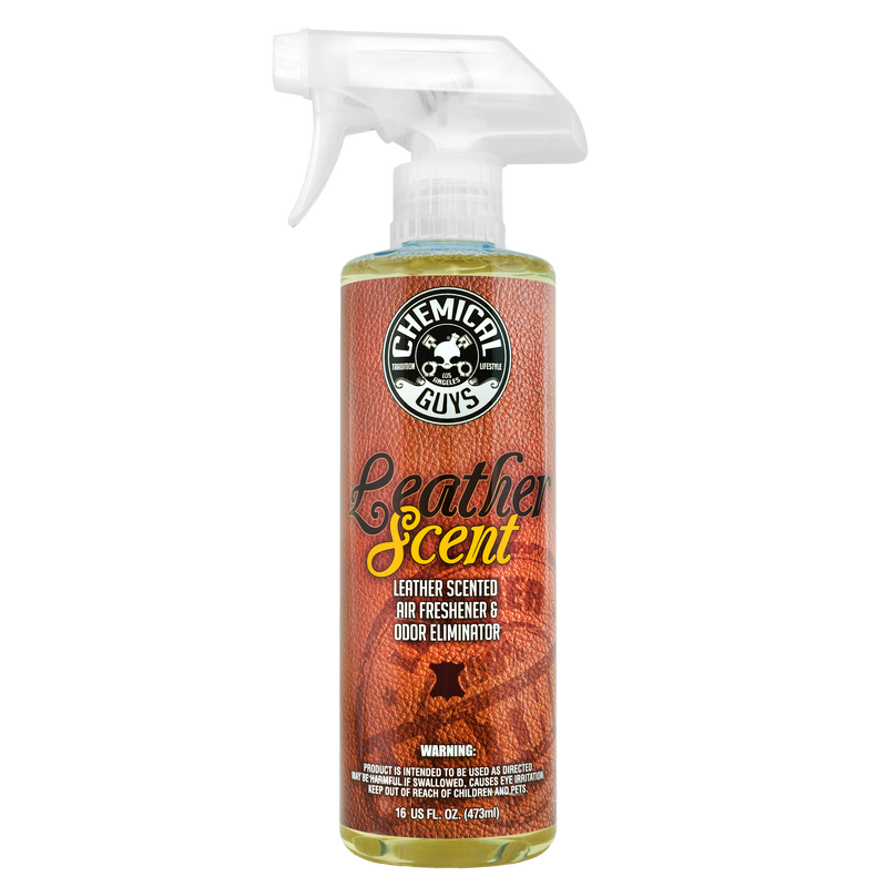 Chemical Guys Leather Scent Air Freshener & Odor Eliminator - 16oz AIR_102_16