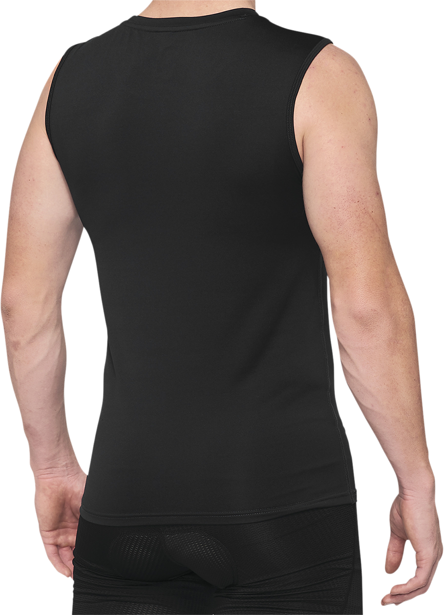 100% Basecamp Sleeveless Shirt - Black - Large 40046-00002