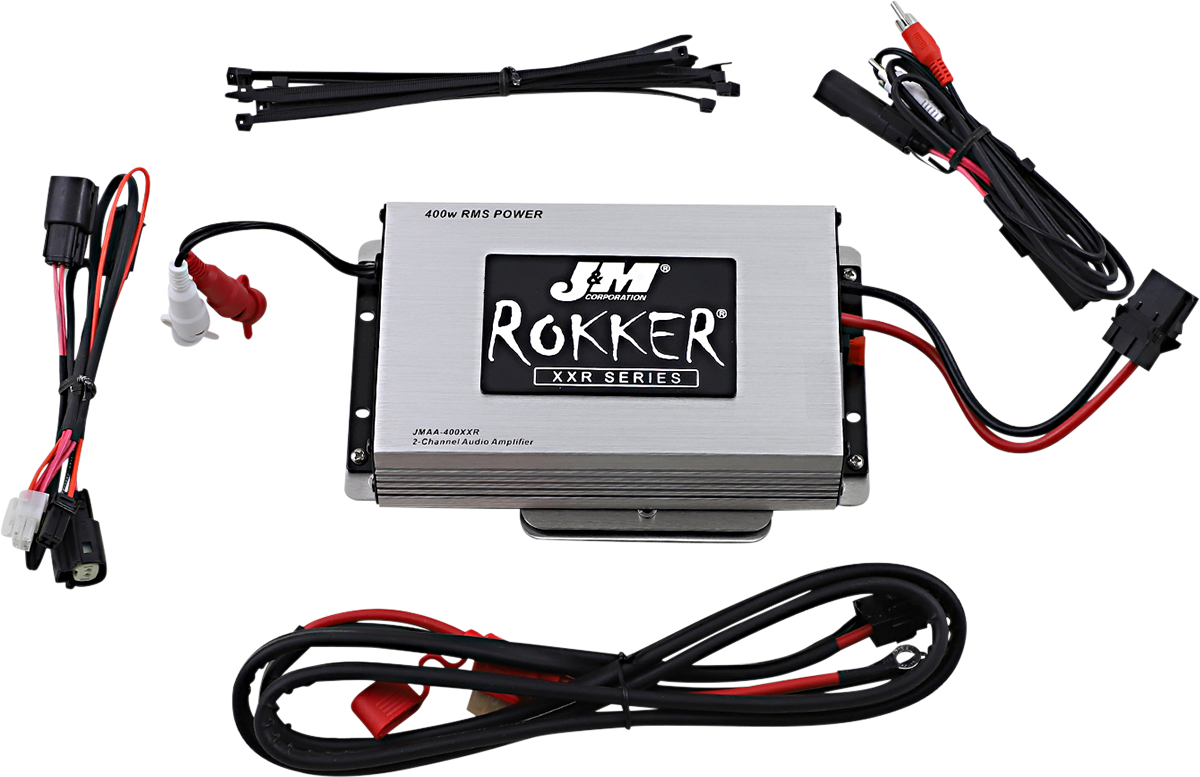 J & M 400W 2-Channel Amp Kit - 15-20 Roadglide Fairing JAMP-400HR15