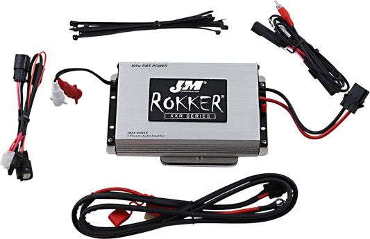 J & M 400W 2-Channel Amp Kit - 15-20 Roadglide Fairing JAMP-400HR15