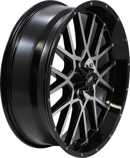 ITP Wheel - Hurricane - Front/Rear - Black Machined - 20x6.5 - 4/137 - 4+2.5 (+10 mm) 2022517546B