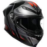 AGV K6 S Helmet - Karve - Matte Black/Gray/Red - 2XL 2118395002-024-XXL