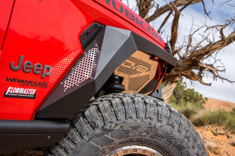 DV8 Offroad 2018+ Jeep Wrangler JL Armor Fenders w/ LED Turn Signal Lights FDJL-01