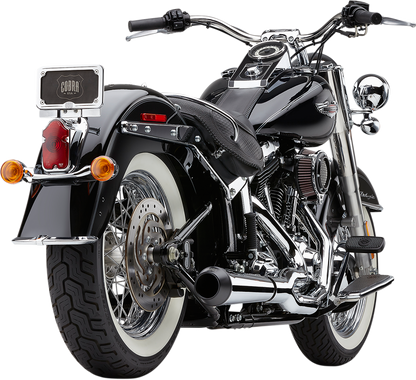 COBRA El Diablo Exhaust - Chrome - '12-'17 Softail N/F FXSB/FXSE MODELS 6483