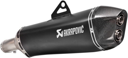 AKRAPOVIC Muffler - Titanium - Black F700GS/F800GS  S-B8SO6-HZAABL 1811-3249