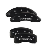 MGP 4 Caliper Covers Engraved Front & Rear Hemi Red finish silver ch 55001SHEMRD