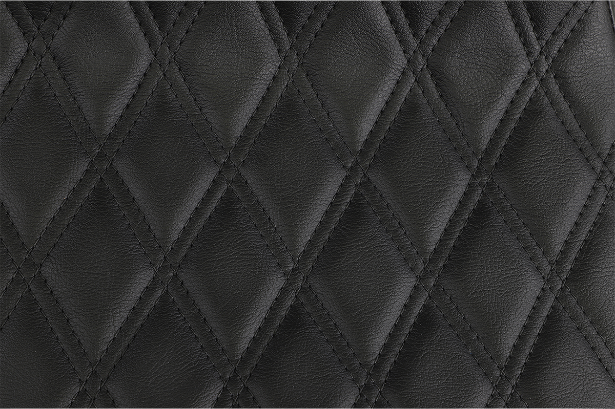 DRAG SPECIALTIES Asiento Predator III de alcance extendido - Doble diamante - Negro NO ES UN ASIENTO PARA 2 personas 8011369