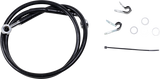 DRAG SPECIALTIES Línea de freno - Delantero (superior) - Negro 660313-BLK