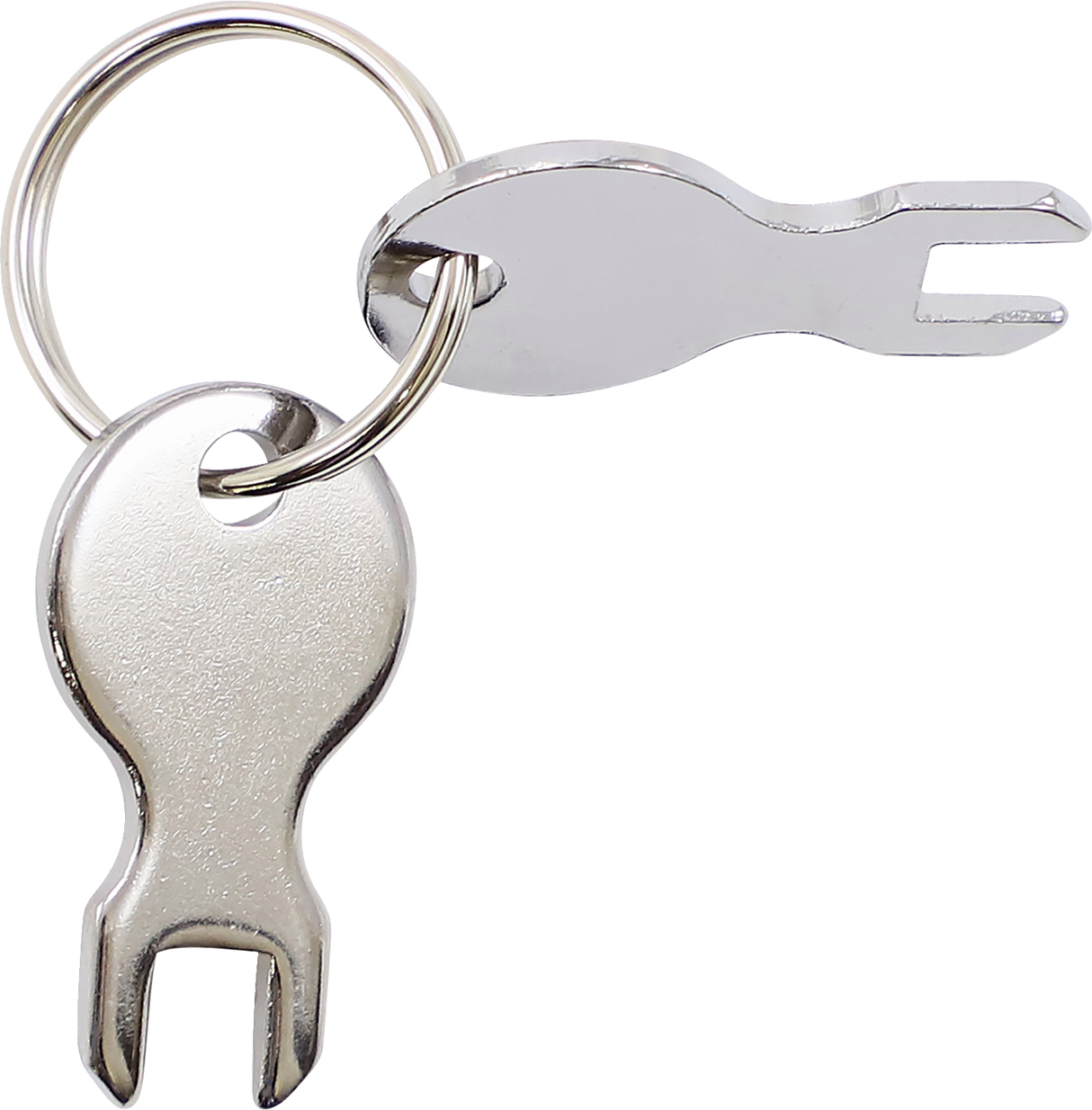 DRAG SPECIALTIES Llaves de repuesto para caja de herramientas Teardrop Chrome 19224K 