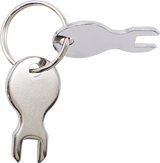 DRAG SPECIALTIES Llaves de repuesto para caja de herramientas Teardrop Chrome 19224K 