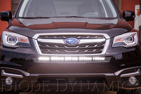 Diode Dynamics 30 In LED Light Bar Single Row Straight - Amber Driving Each Stage Series DD5040