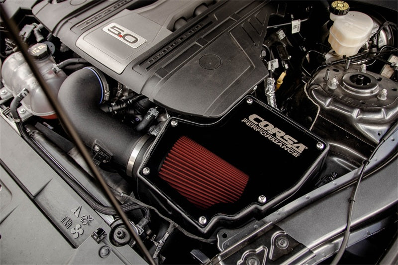 Corsa Air Intake DryTech 3D Closed Box 18-20 Ford Mustang GT 5.0L V8 419850D