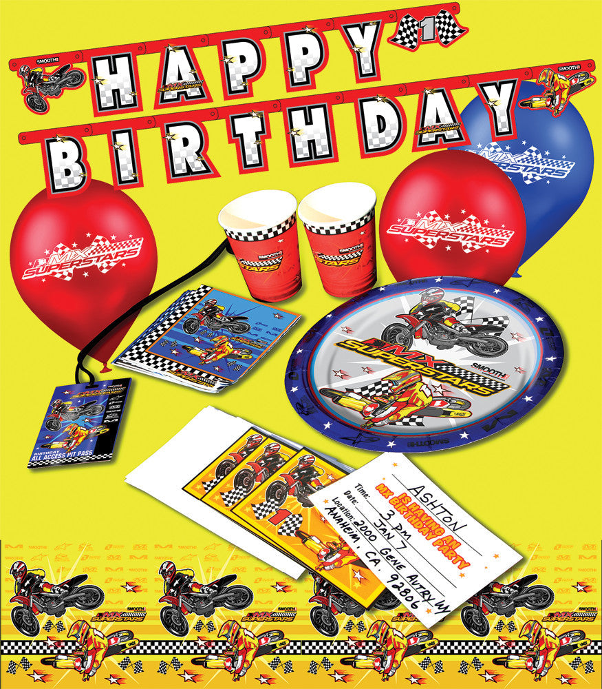 SMOOTH Mx Birthday Party Party Cups 10/Pk 1730-005