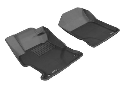 3D MAXpider 2012-2013 Honda Civic Kagu 1st Row Floormat - Black L1HD04111509