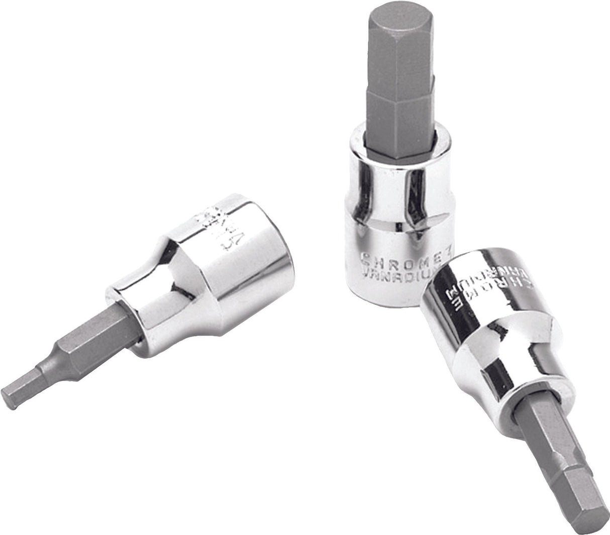 PERFORMANCE TOOL8 Pc 3/8" Met Hex Bit SetW38890