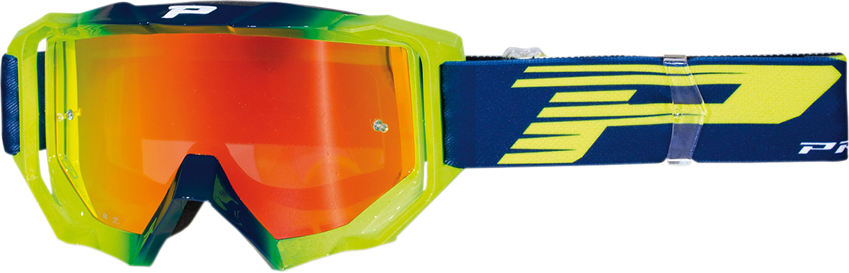 PRO GRIP Venom Goggles - Navy/Yellow Fluo PZ3200BLGFFL