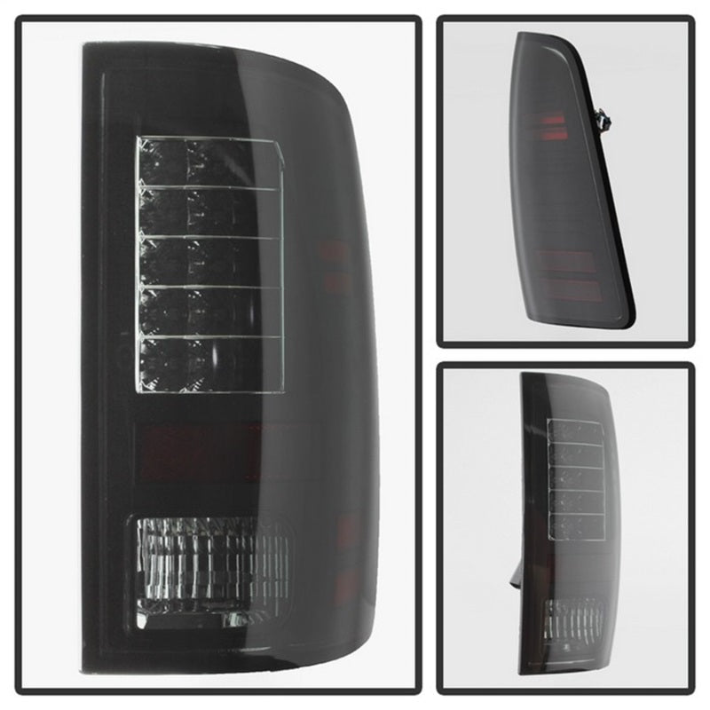 Spyder Dodge Ram 1500 09-14 LED Tail Lights Incandescent- Blk Smke ALT-YD-DRAM09-LED-BSM 5078124