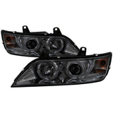 Spyder BMW Z3 96-02 Projector Headlights LED Halo Smoke High H1 Low H1 PRO-YD-BMWZ396-HL-SM 5009104